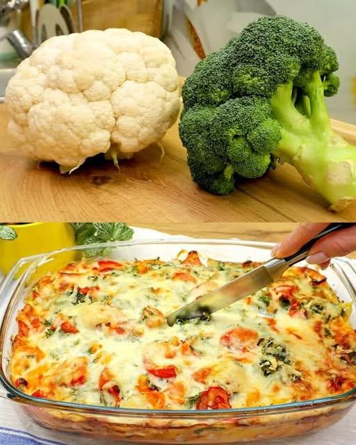 broccoli and cauliflower