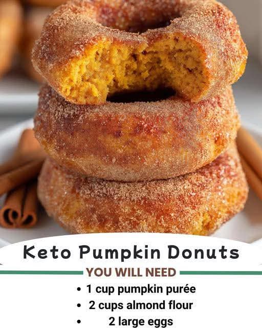 Keto Pumpkin Donuts